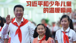 Xi Jinping ve çocukların sıcak anları