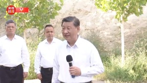 Xi Jinping, Turfan’da incelemelerde bulundu