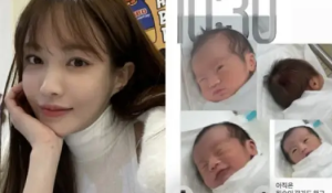 韩国恋综女嘉宾徐敏在官宣生子：小家伙看着像只猴