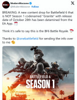 《战地6》大逃杀模式或将于10月28日上线!