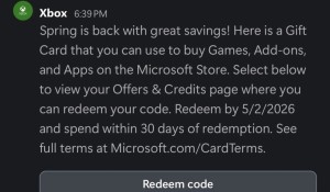 微软发放春季福利 部分Xbox用户已经获得免费礼品卡