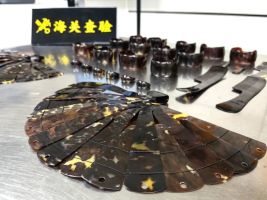 五彩斑斓的黑！深圳湾海关查获濒危玳瑁制品26件