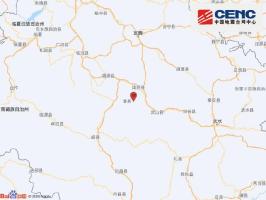 甘肃定西市漳县发生3.4级地震 震源深度13千米