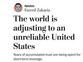 美媒：美正退回到保护主义和民族主义 全球加速与美脱钩