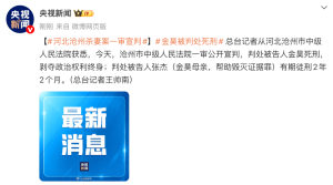 河北孟村家暴致死案二审维持原判 驳回上诉