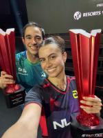 WTT大满贯首对非中国混双冠军 巴西组合创造历史