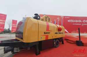 三一泵王参建世界第一高楼吉达塔 刷新千米泵送纪录