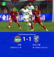 武汉三镇门将方镜淇手指严重错位 硬汉坚持完赛