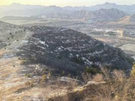 村民烧纸钱引发山火 休假消防员灭火 祭扫用火需谨慎