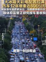 越造越重 汽車12年增重近400公斤 新能源車邁入“兩噸門檻”