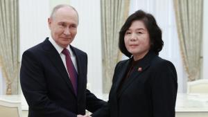 普京会见朝鲜外务相 感谢朝鲜援助俄军