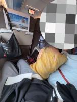 高铁双人座被免票儿童挤成3人座 乘车体验引争议