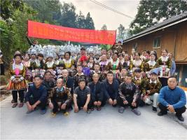 贵州从江苗侗村寨盛装送新兵 展现拥军优属浓厚氛围