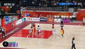 中国女篮亚运会开门红 大胜泰国队