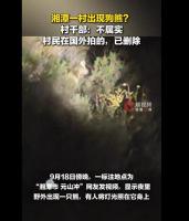 村干部辟谣“湘潭野外出现狗熊” 视频实为国外拍摄