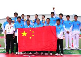 中国亚运第一金诞生！现代五项女子团队赛夺冠 成功卫冕开启新篇章