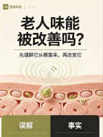 小孩说老人味盖不住香水，老人味能被改善吗