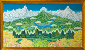 在传统与当代的经纬间“织锦”——记西藏艺术家昂桑的创作探索