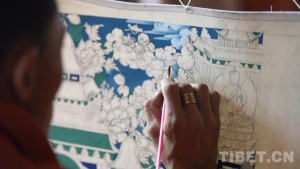 西藏日喀则：一笔一画，续上民族手工艺的传承路