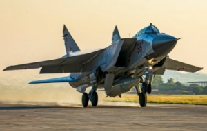 俄军一架米格-31战机坠毁