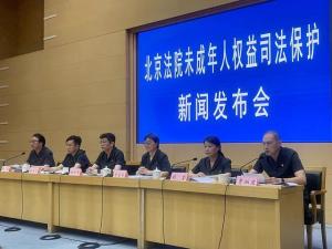 北京法院未成年人审判工作白皮书发布 严惩侵害未成年人犯罪