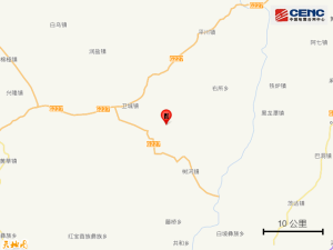 四川凉山州盐源县发生3.0级地震 震源深度8千米