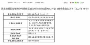 江西寻乌农商银行被罚85万元 违规操作遭重罚