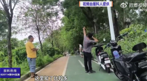 多男子公園里用彈珠打蟬 街道辦回應(yīng)