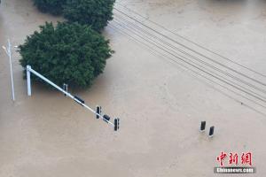 貴州榕江遭遇特大洪水襲擊 縣城多處被淹