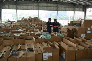 上海海關查獲超1900萬支假煙 侵權商品被扣留
