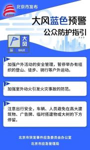 北京市發(fā)布大風(fēng)藍(lán)色預(yù)警 雷雨天氣來(lái)襲