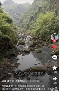 博主曝光重庆一深山河流污染严重 当地：正在现场处置，尚不知污染原因