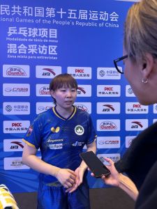 朱雨玲晋级全运会半决赛 乒坛老将的荣耀回归