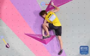 潘愚非夺全运会攀岩男子攀石冠军 湖北队荣耀登顶