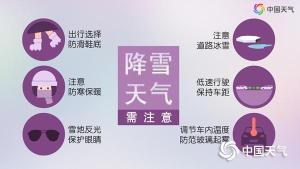 今年来武汉最强寒潮天气即将上线 全省大范围雨雪冰冻