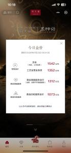 金饰克价飙升至1545元 金价涨势或延续