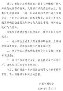 国企董事长殴打他人被拘 当地通报 已启动核查并处理
