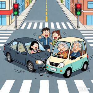 老人横穿马路被“老头乐”撞倒 争议判决引热议