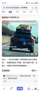 宝马车主载21只鸡鸭鹅开800公里返程 长辈的心意