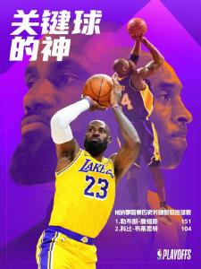 詹姆斯季后赛关键球达151个 关键时刻的神！