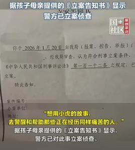 女子称儿子遭奶奶侵害后续：他说奶奶很喜欢用嘴‘咬’他