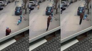 哈罗电单车自动启动撞上路边汽车 无预警启动引关注