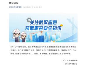 武汉地铁工地龙门吊倾倒致1死1伤 违规操作酿悲剧