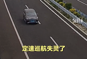 男子定速巡航失灵 民警电话指导