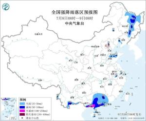 中央气象台发布最新预警信息 多地暴雨持续
