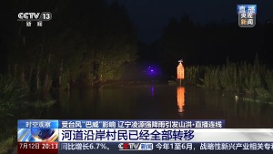 大桥被淹没巴威外围已开始影响东北 洪水致多地受灾