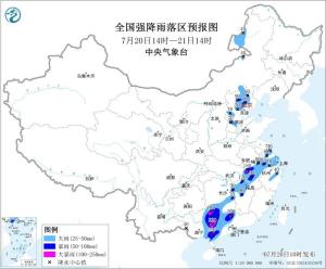 气象台发布暴雨强对流预警 多地需加强防范