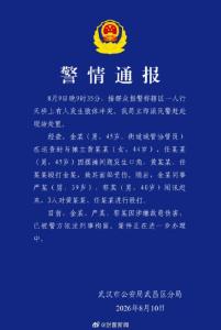 武汉通报天桥打人事件 城管协管员与摊主冲突