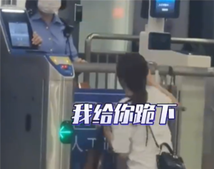 12306回应女子错过检票下跪求情 规则面前无例外