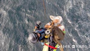 北海救助局调派直升机跨海救援 成功转运伤员